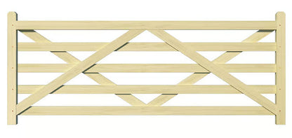 5 Bar Steel Gate
