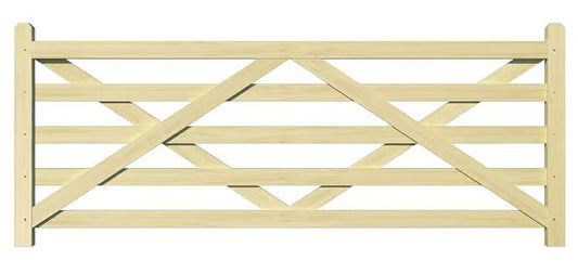 5 Bar Steel Gate