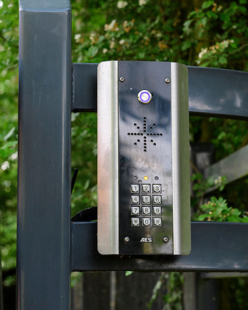Intercom on Midnight Black Gate